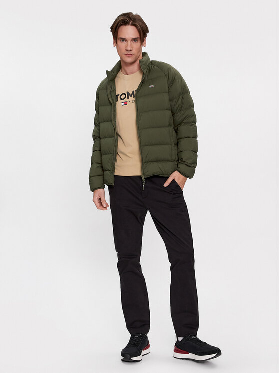 Tommy Jeans Tommy Jeans Übergangsjacke Essential DM0DM17984 Grün Regular Fit