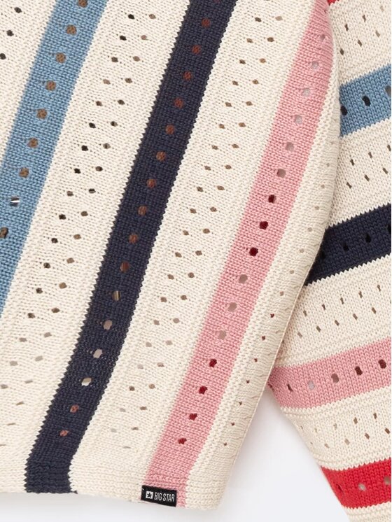 BIG STAR BIG STAR Sweter VIKA_102_160 Beżowy Comfort Fit