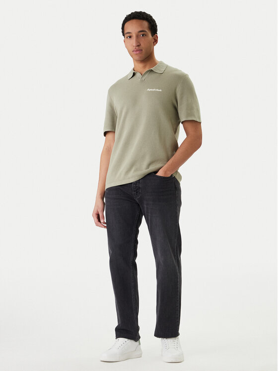 Jack & Jones Jack & Jones Polo Norrebro 12297926 Zielony Relaxed Fit