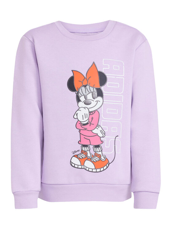 adidas adidas Set majica dugih rukava i leggins Disney Minnie Mouse KB7314 Ljubičasta Regular Fit