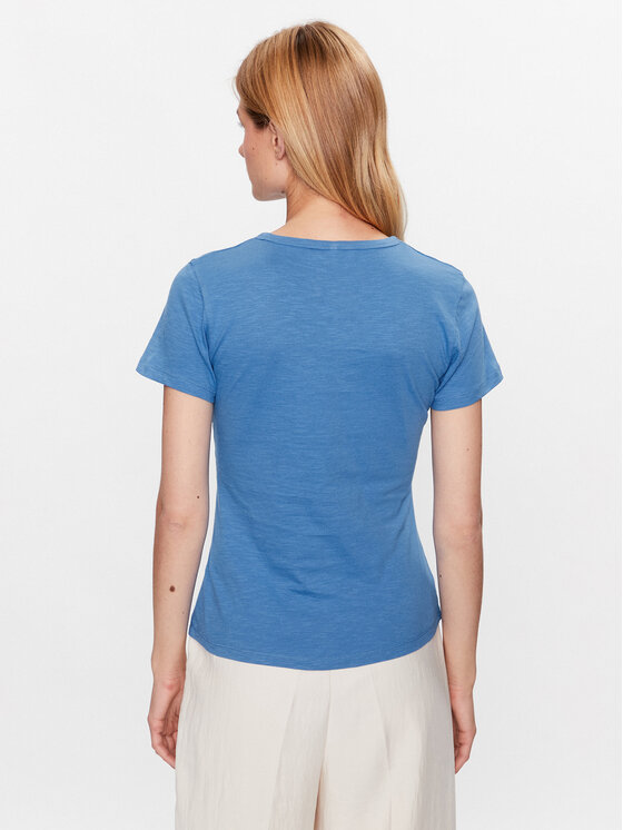 Tommy Hilfiger Tommy Hilfiger T-Shirt 1985 WW0WW37857 Blau Slim Fit