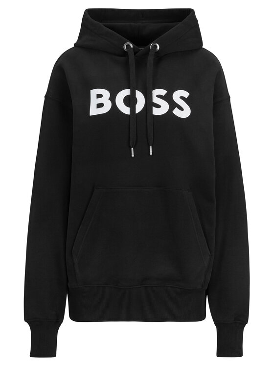 BOSS Boss Majica dugih rukava 50490635 Crna Regular Fit
