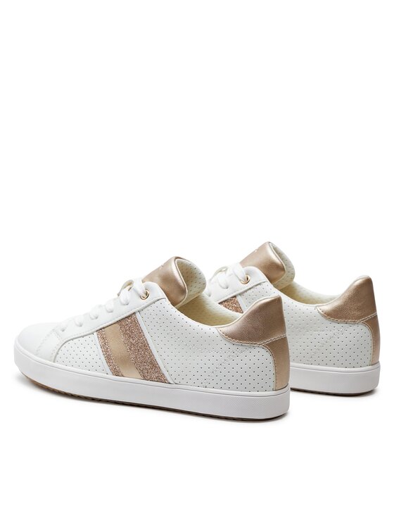 Geox Geox Laisvalaikio batai D Blomiee D366HF 054AJ C1327 Balta