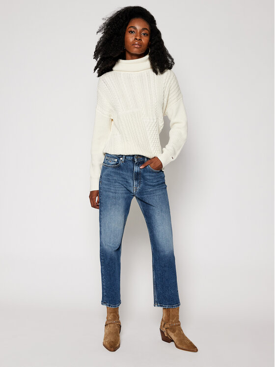 Tommy Jeans jeansy_straight_leg Harper DW0DW09011 Mėlyna Regular Fit •  Modivo.lt