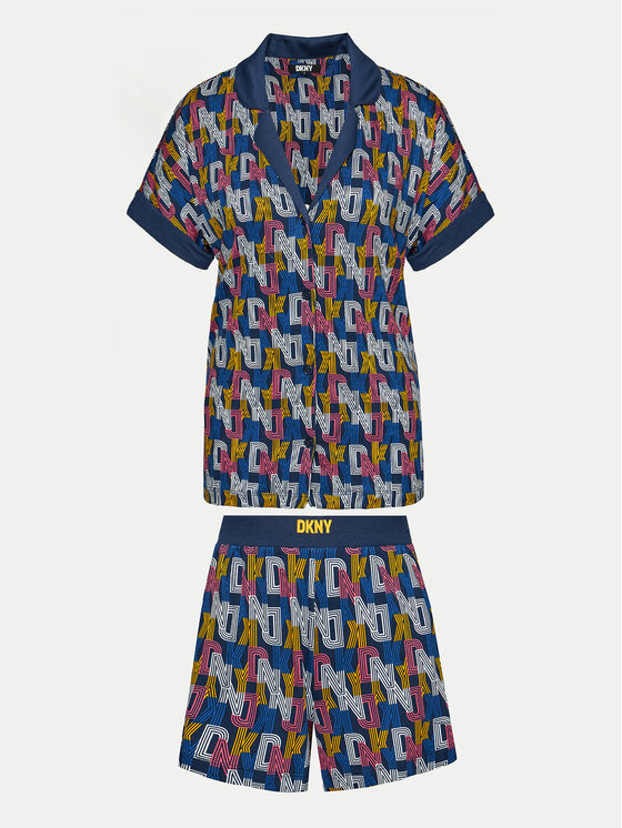 DKNY Pijama YI80014 Colorat Regular Fit