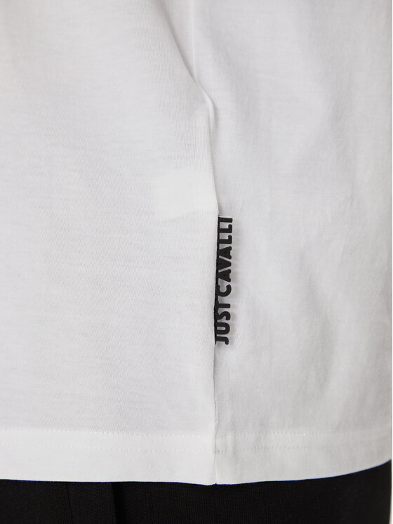 Just Cavalli Just Cavalli T-krekls 76OAHG05 Balts Regular Fit