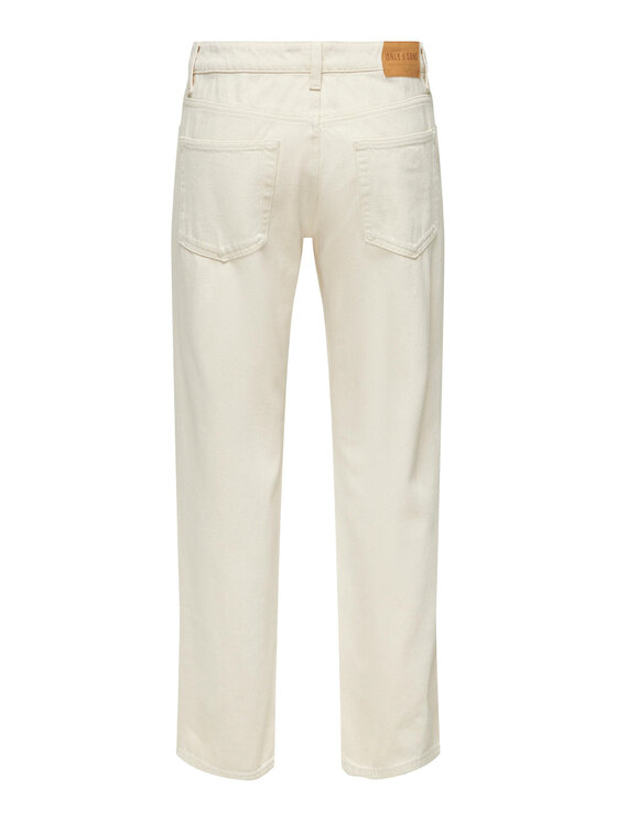 Only & Sons Only & Sons Джинси 22025917 Білий Loose Fit