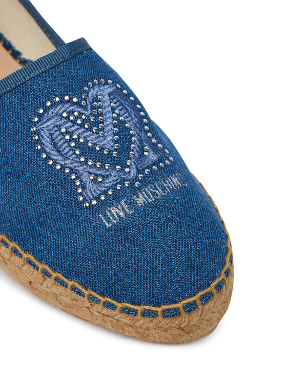 LOVE MOSCHINO LOVE MOSCHINO Espadrilky JA10532G0OJO5700 Modrá