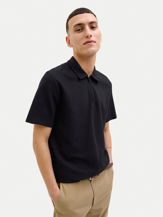 Jack&Jones Jack&Jones Polo Benja 12269338 Crna Regular Fit