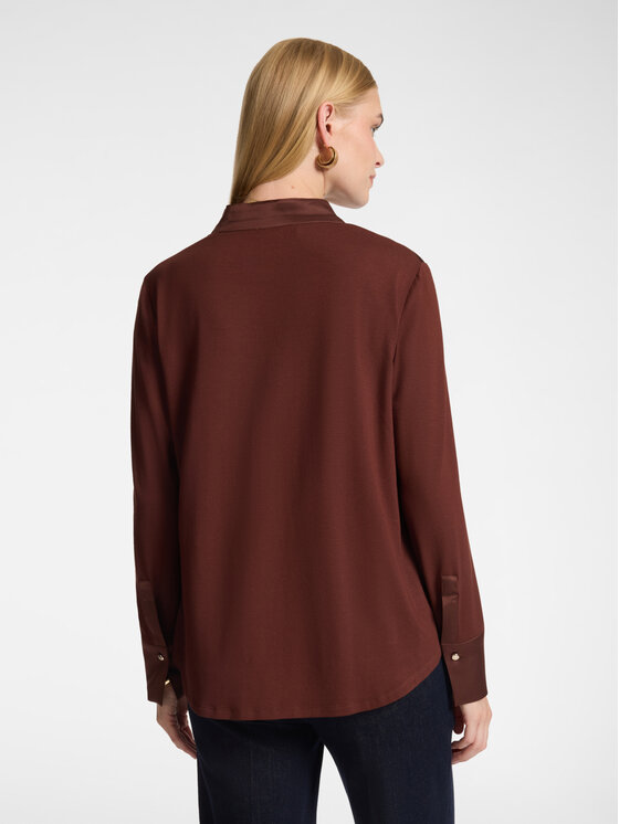 Elena Mirò Elena Mirò Koszula G055Z000706N022 Brązowy Regular Fit