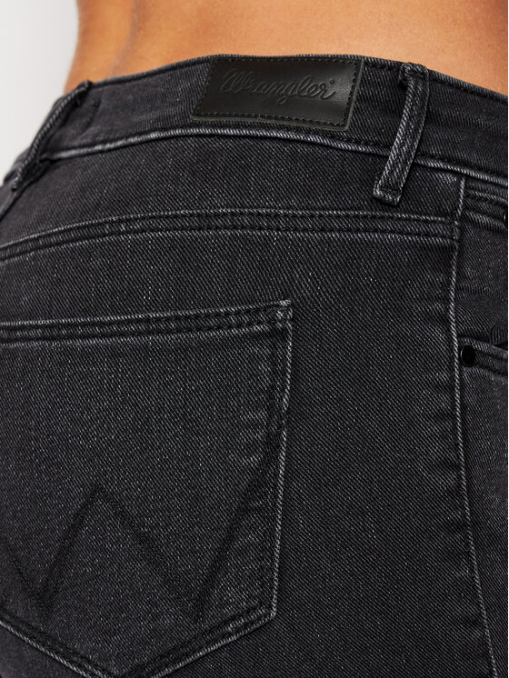 Wrangler Wrangler Jeansy Body Bespoke W28KZJ30B 112128370 Czarny Skinny Fit