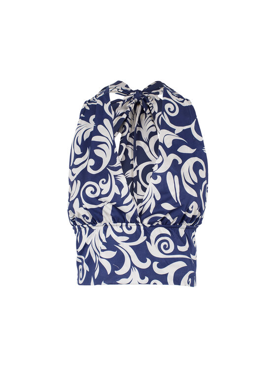 ACANFORA ACANFORA Top 8709POP-BLU Niebieski Regular Fit