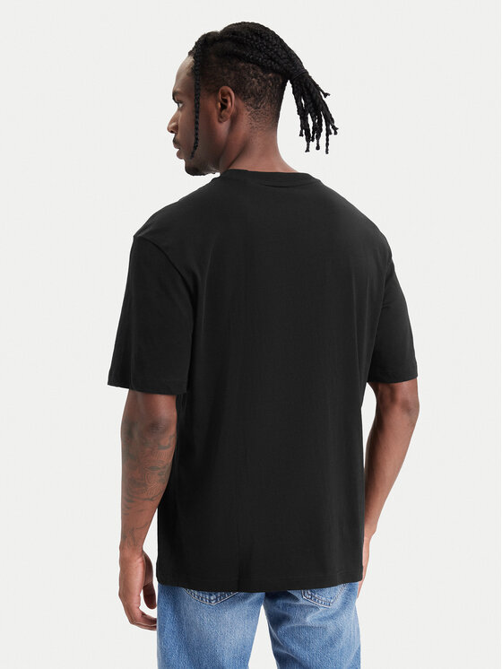 HUGO HUGO Футболка Naxter 50570028 Чорний Regular Fit