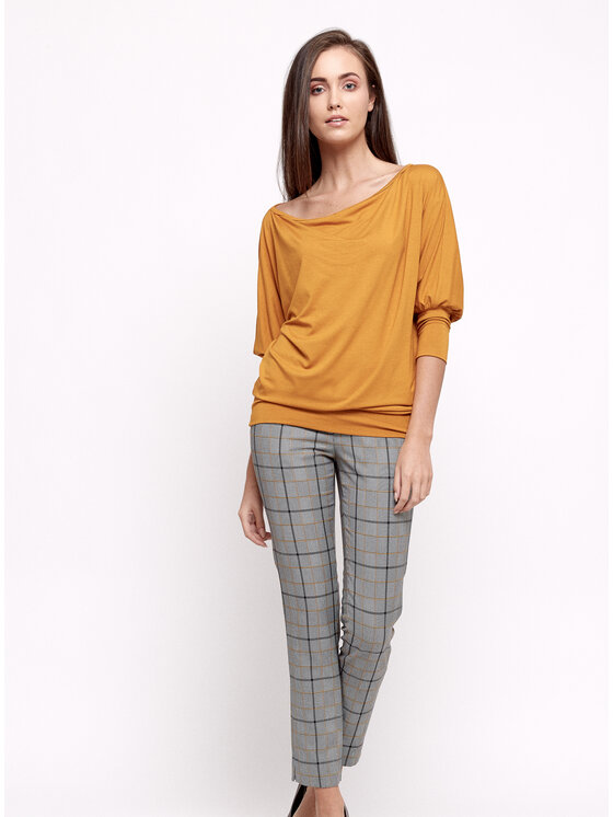 Bubala Bubala Bluzka Musztarda Żółty Loose Fit