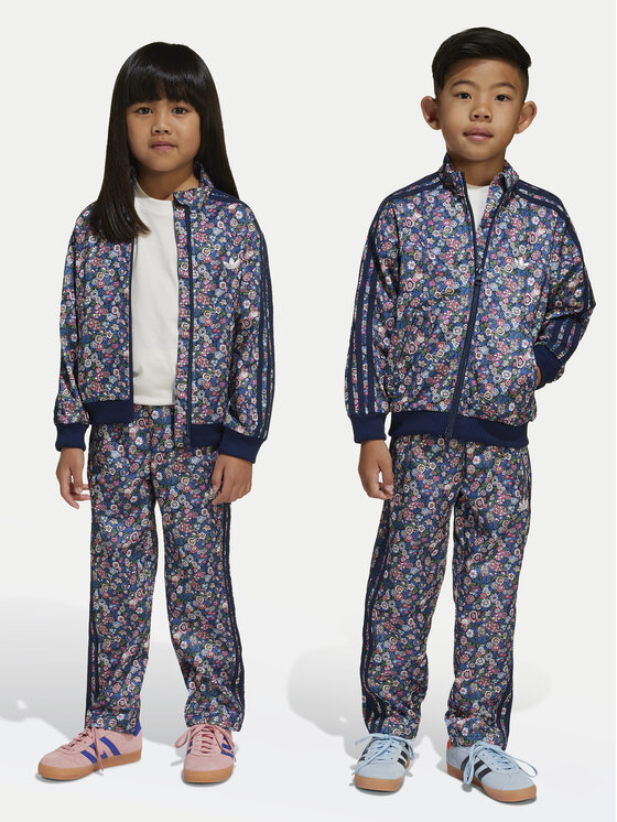 adidas adidas Tepláková souprava Liberty London Firebird JC8898 Tmavomodrá Regular Fit