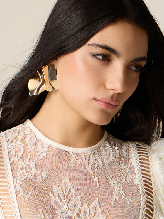 Oltre Oltre Blusa 2005J000770N021 Bianco Regular Fit