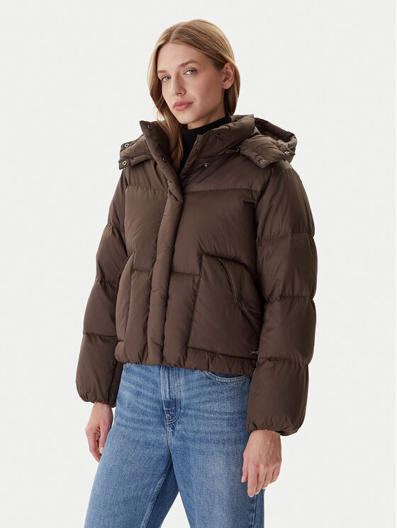 Levi's® Levi's® Geacă din puf Western Bubble 003MD-0006 Maro Relaxed Fit