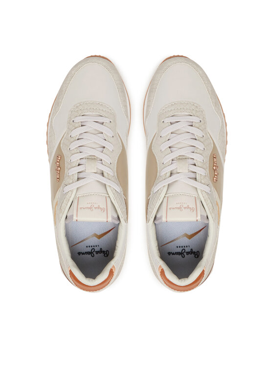 Pepe Jeans Pepe Jeans Sneakersy London Mix PLS40044 Bílá