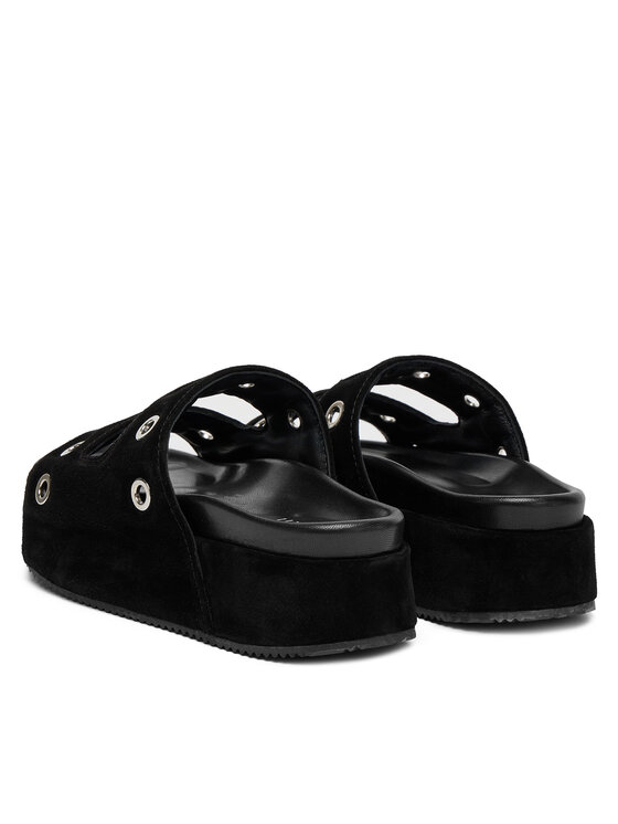 Inuikii Inuikii Plätud Suede Studs 70103-153 Must