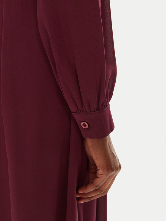 Rinascimento Rinascimento Kokteiļkleita CFC0120500003 Bordo Regular Fit