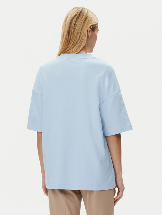 BOSS BOSS Tricou 50532093 Albastru Relaxed Fit