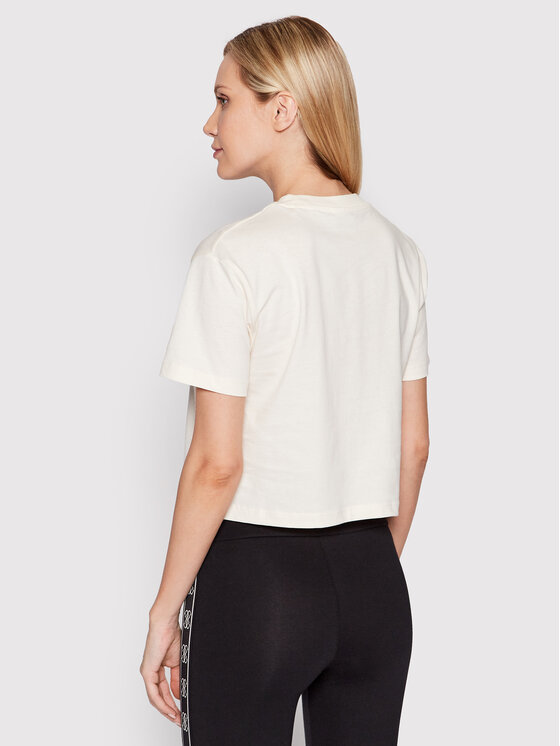 Guess Guess T-krekls V2YI06 K8HM0 Bēšs Regular Fit