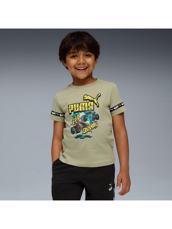 Puma Puma T-Shirt 632395 Zielony Regular Fit