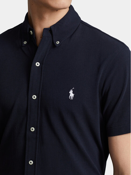 Polo Ralph Lauren Polo Ralph Lauren Риза 710798291001 Тъмносин Slim Fit