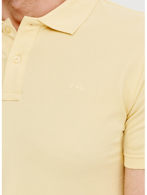 Pako Lorente Pako Lorente Polo P25SF-TX-003 Żółty Classic Fit