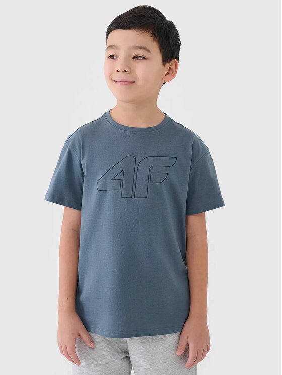 4F 4F T-Shirt 4FJWSS25TTSHM2325-46S Zielony Oversize