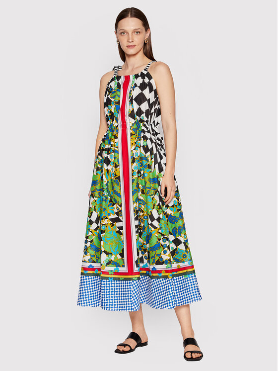 Weekend Max Mara Weekend Max Mara Poletna obleka Verusca 52210321 Pisana Relaxed Fit