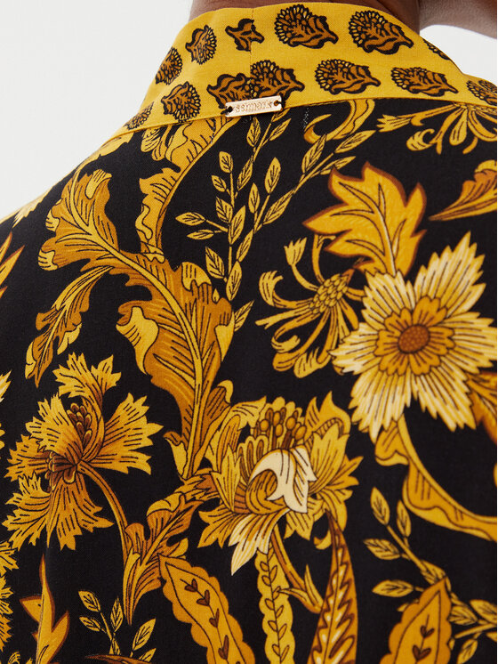 Selmark Selmark Kimono BM297 Czarny Relaxed Fit