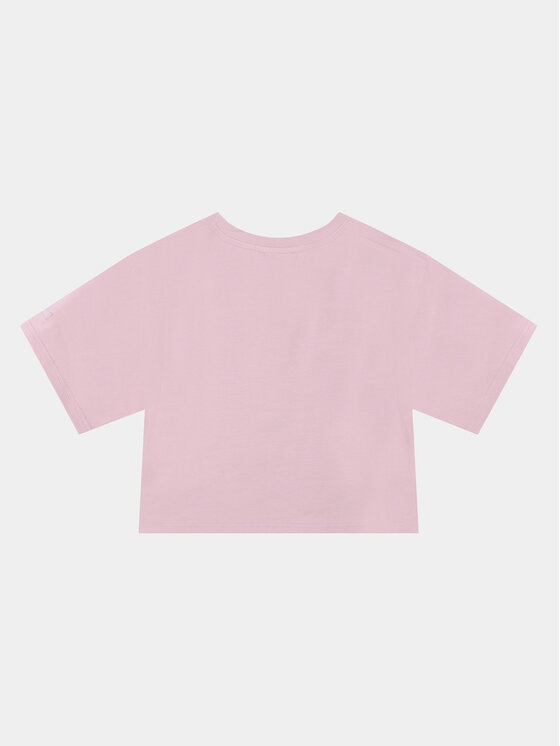 DKNY DKNY T-Shirt D35T02 D Różowy Regular Fit