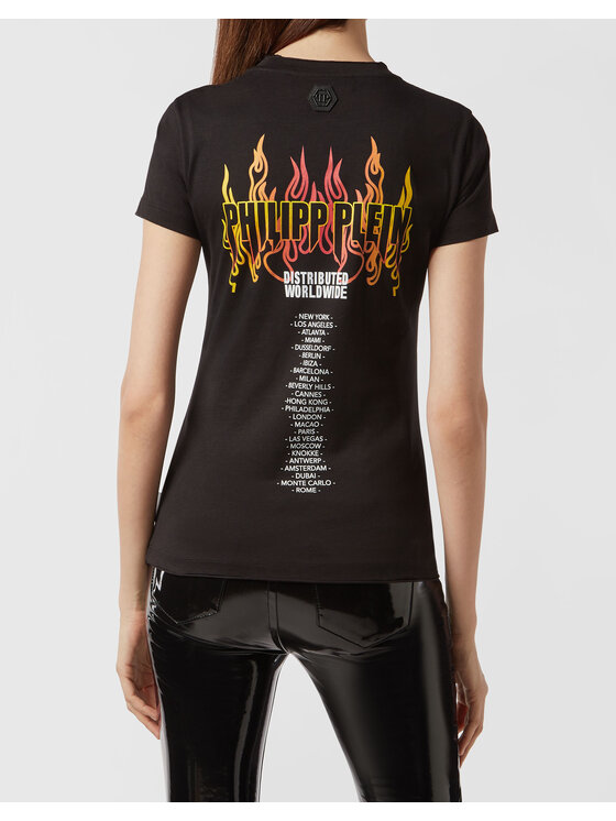PHILIPP PLEIN PHILIPP PLEIN T-Shirt 21983 Černá Regular Fit