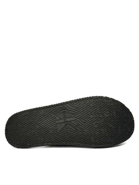 Calvin Klein Calvin Klein Пантофи Hotel Slipper Mono Embro YM0YM01392 Зелен