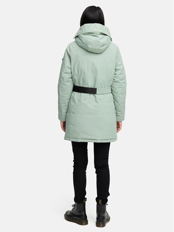 Navahoo Navahoo Kurtka zimowa Frostkuss Zielony Regular Fit
