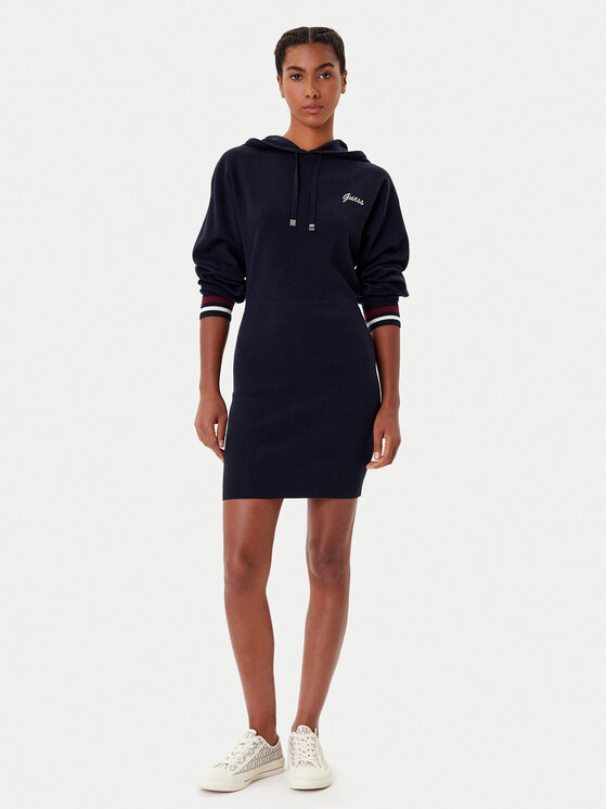 Guess Guess Трикотажна сукня V5BK01 Z1152 Cиній Regular Fit