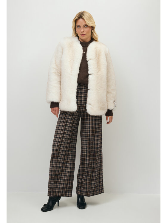 BIZUU BIZUU Kožešina WINTER WARM FLUFFY FUR Bílá Standard Fit