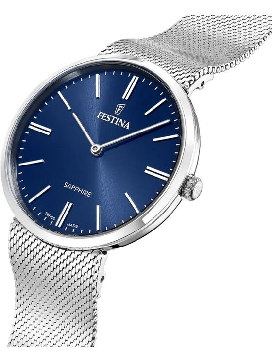 Festina Festina Hodinky F20074-2 Strieborná