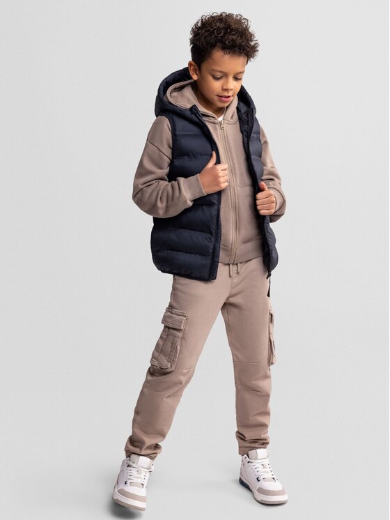 minoti minoti Kamizelka 29GILET253 Czarny Regular Fit