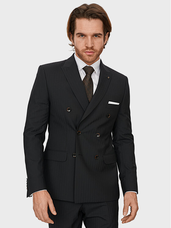 Evenemen Evenemen Garnitur Senator Czarny Slim Fit