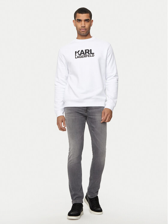 KARL LAGERFELD KARL LAGERFELD Traperice 265840 500830 Siva Slim Fit