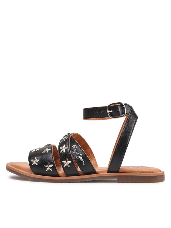 Pepe Jeans Pepe Jeans Sandały Irma Studs PGS90176 Czarny