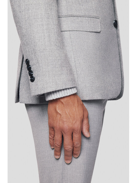 Lancerto Lancerto Marynarka Hesperia MA073224000004 Szary Slim Fit
