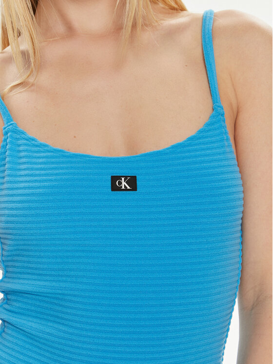 Calvin Klein Swimwear Calvin Klein Swimwear Strój kąpielowy KW0KW02475 Niebieski