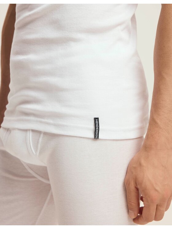 Esotiq Esotiq T-Shirt 1495 Biały Anatomic Fit