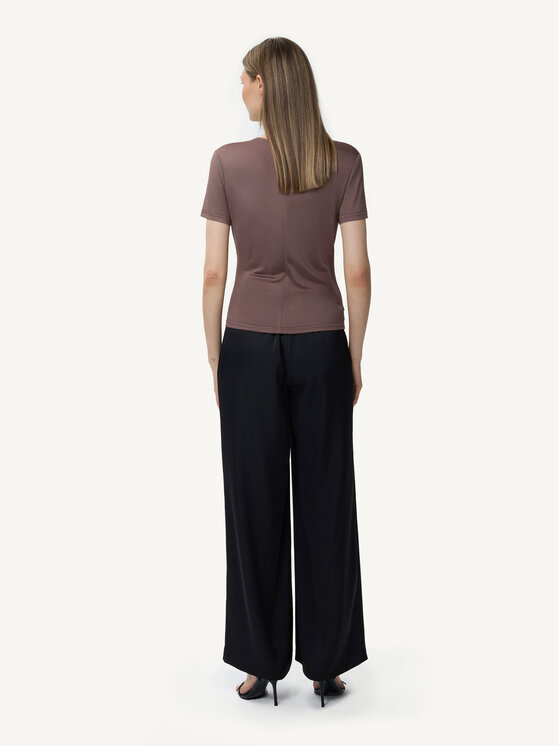 KMX Studio KMX Studio Bluzka 505050005 Brązowy Fitted Fit