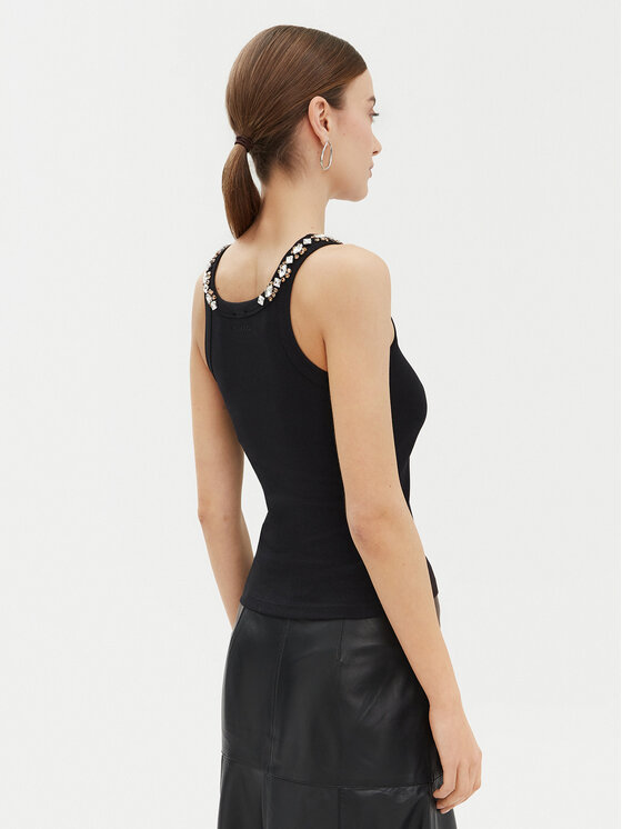 PINKO PINKO Top 105378 A2P9 Negru Regular Fit