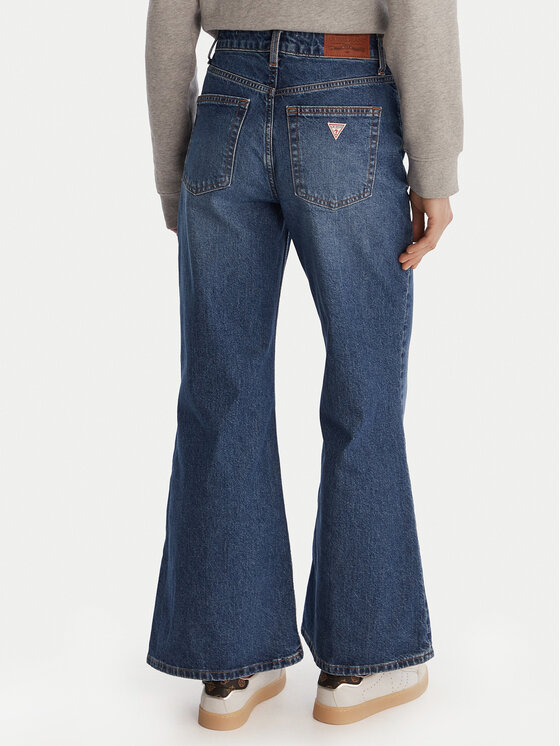 Guess Jeans Guess Jeans Τζιν W6RA0R D6334 Μπλε Wide Leg