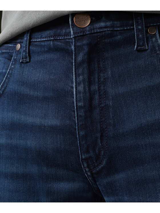 Wrangler Wrangler Jeansy 112350742 Granatowy Straight Leg